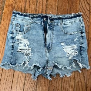 American Eagle blue jean shorts